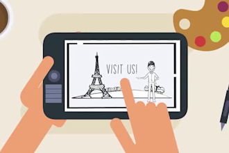 create interactive rive animation, animated explainer, web app UI UX animation