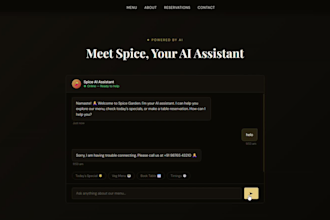 build a smart ai chatbot website for your business