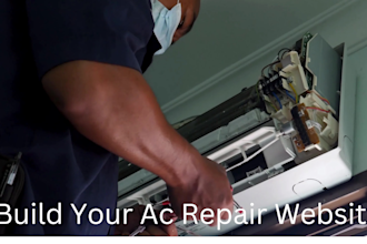 design a responsive ac repair business website