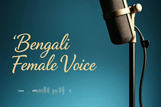 do bangla and english voice over for youtube ads