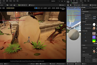 create game ready 3d props, assets and 3d models in unity and unreal engine