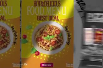 design professional food promotional posts for facebook or instagram