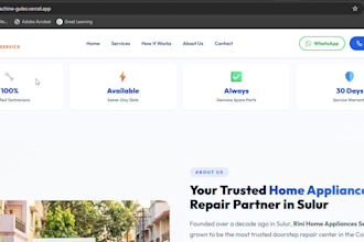 create a modern responsive business portfolio website for your company