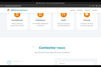 create a modern website with hosting and domain name