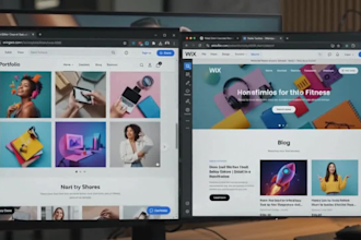 do wix website redesign,luxury wix website and wix website development
