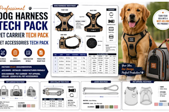 design dog harness tech pack pet carriers pet accessories pet apparel tech pack