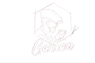 create a unique vintage logo of your brand