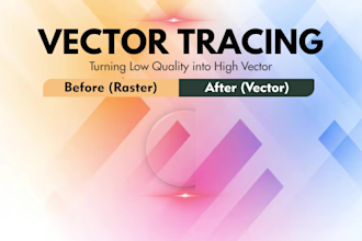 do vector tracing, redraw logo, image or ai to vector