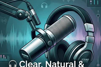 record a clear and natural voice message