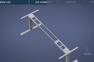 create 3d furniture assembly animation from cad or drawings