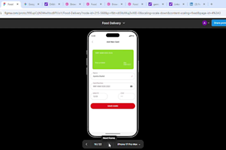 create figma interactive prototype for your mobile app