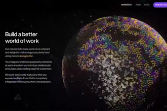 3d landing page gsap animation react webgl website threejs landing page spline