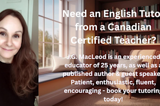 be your friendly english tutor 25 years certified teacher