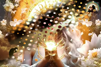 create angelic and jesus christ healing body and mind music video for you
