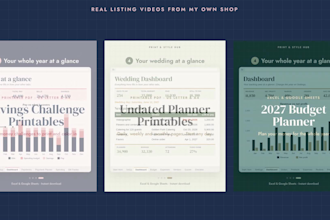 create an animated product video for etsy, shopify or instagram