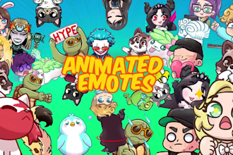make beautiful animated emotes for your stream or socials