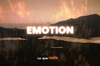 edit motion graphics in english or spanish