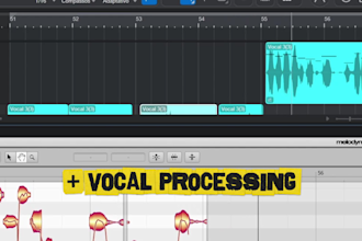 do vocal tuning, pitch correction, and editing