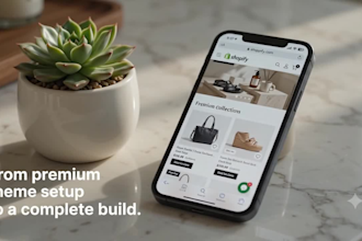 create or help you with shopify store