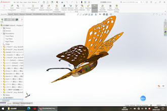 design 3d mechanical parts with solidworks