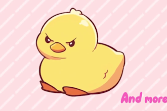 create a animal vtuber model, live2d vtuber model rigging, vtuber mascots live2d