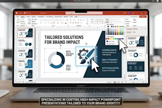 design a modern powerpoint presentation or canva pitch deck