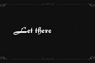 create a cinematic lyric video with custom sound design