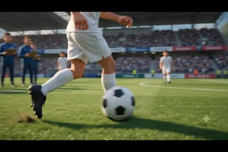create an ai football hype video for your brand or team