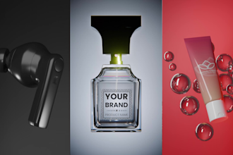 make a professional 3d commercial, 3d ads and 3d product animations