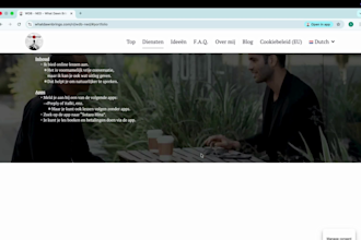 create a clean, modern website
