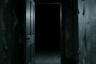 create a scary horror intro video with cinematic effects