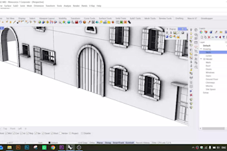 do architectural modelling from floor plans in rhinoceros 3d