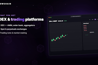 develop a crypto trading platform dex or exchange