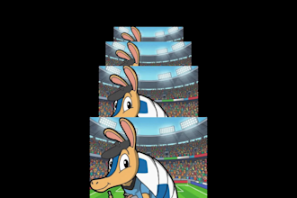 design and animate a custom mascot character or illustration for your brand