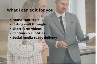 edit real estate videos and property reels