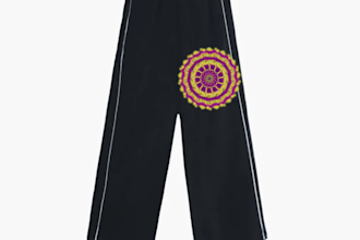 create  custom  mandala trousers