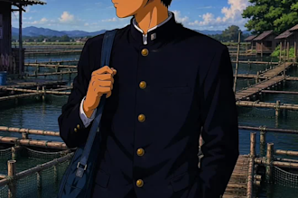 create ai 90s japanese anime animation for amv, music videos