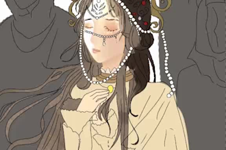 draw custom digital character illustration