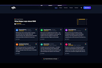 create a modern nextjs landing page designed to maximize conversions