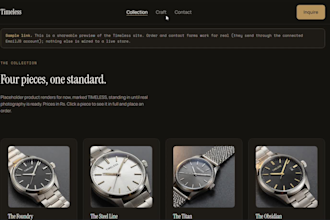 make websites for small startups