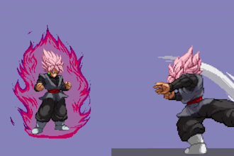 create 2d pixel art character animation pixel sprite sheet animation game art