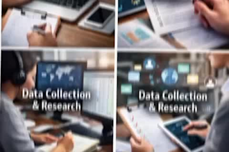 do web research and data collecting