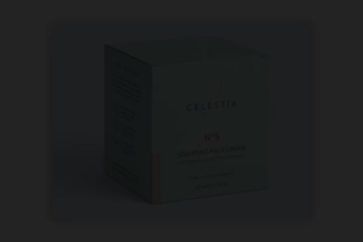 design modern cosmetics and skincare packaging box and label