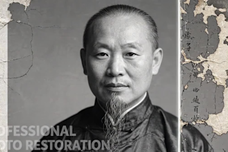 restore, repair, and colorize old damaged or scratched photos