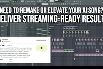 recreate or remake ai song to high quality instrumental