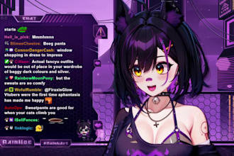 create a custom 3d vtuber model with full rigging, vrm, and streaming setup