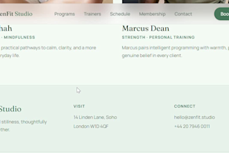 build a modern website for your gym or fitness business