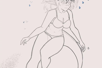 draw a custom illustration of your oc
