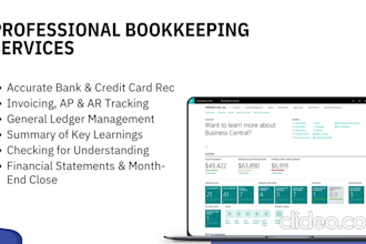 do MD 365 business central bookkeeping and transaction recording and support