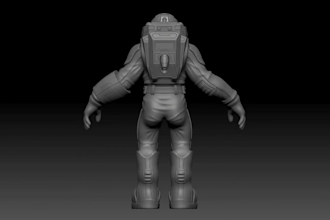sculpt 3d character, creature, and 3d model for printing in zbrush
